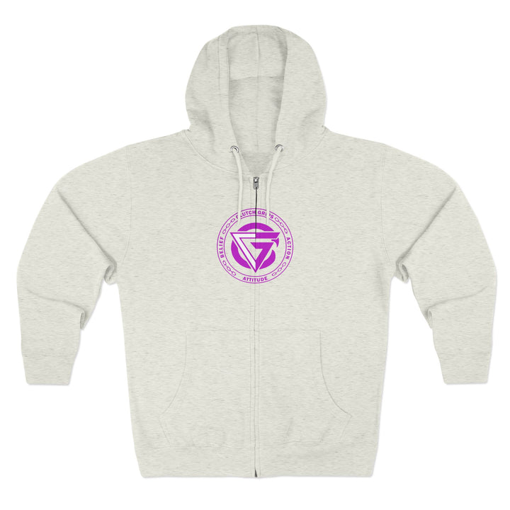 CG SKULL PURPLE/LIFT OR DIE ZIP UP