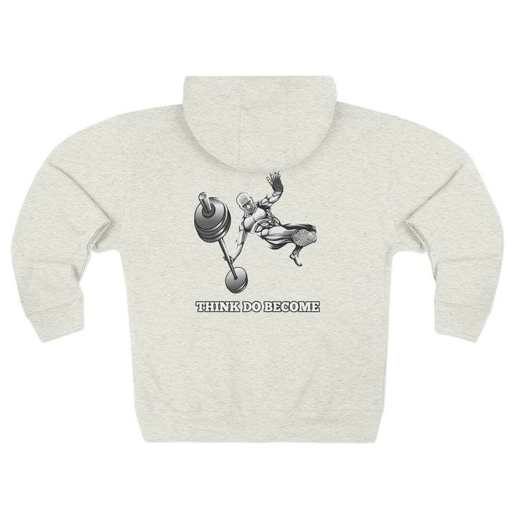 CG MAC JUMP WHITE /THINK DO BECOME ZIP UP