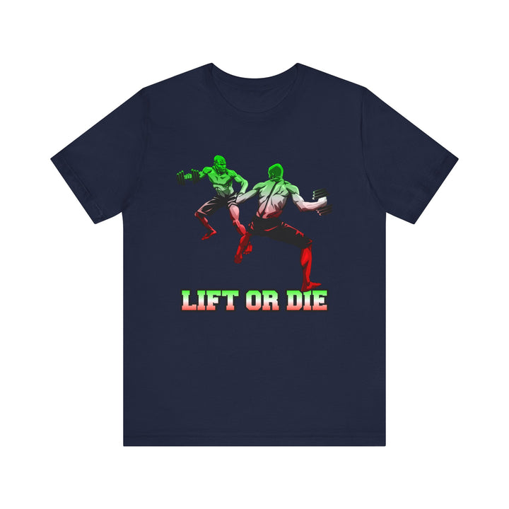 CG RED WHITE GREEN MAN VS MAN /LIFT OR DIE