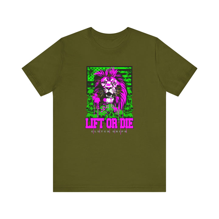 LION HEART PURPLEGREEN/LIFT OR DIE