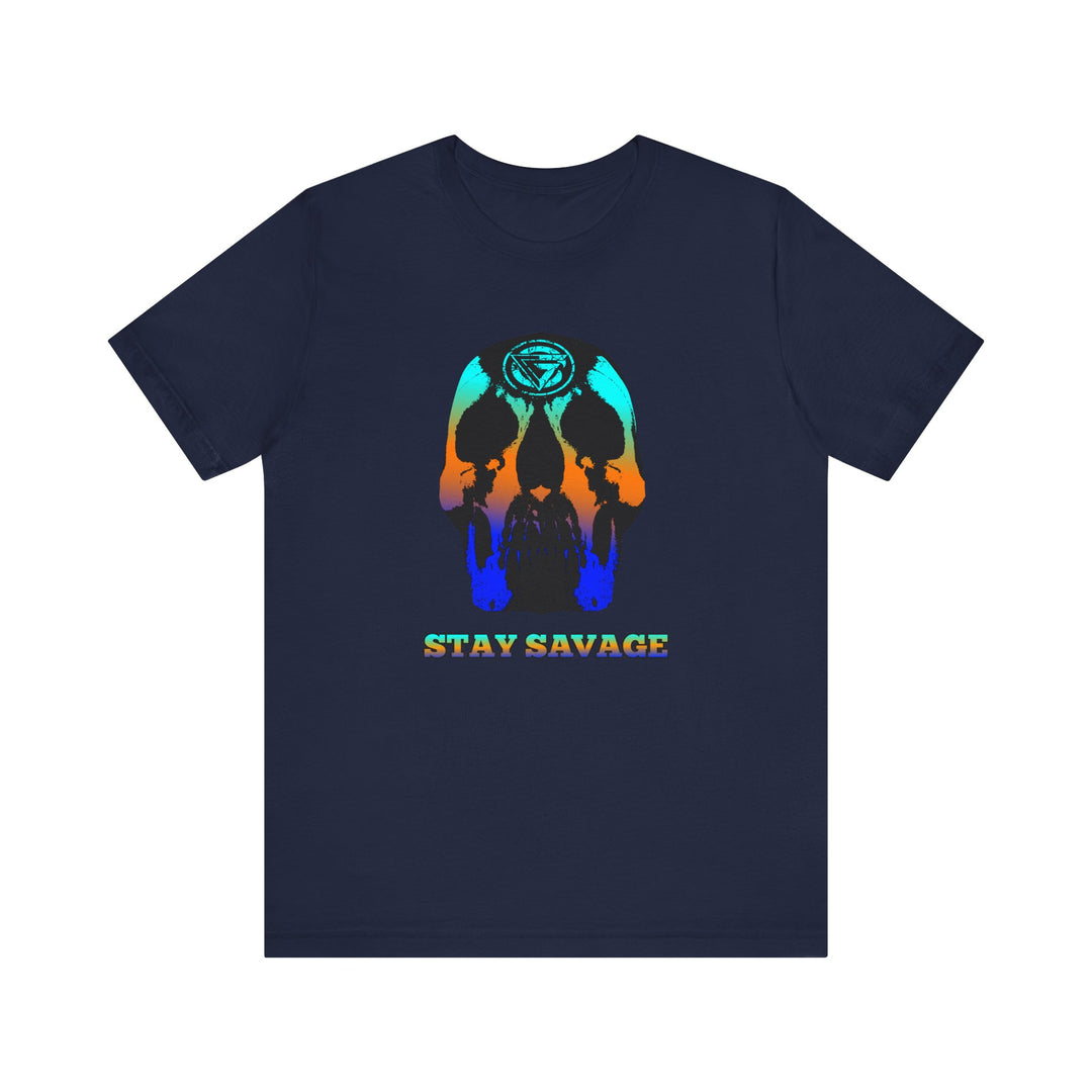 SKULLATOR BLUE ORANGE AQUA  /STAY SAVAGE