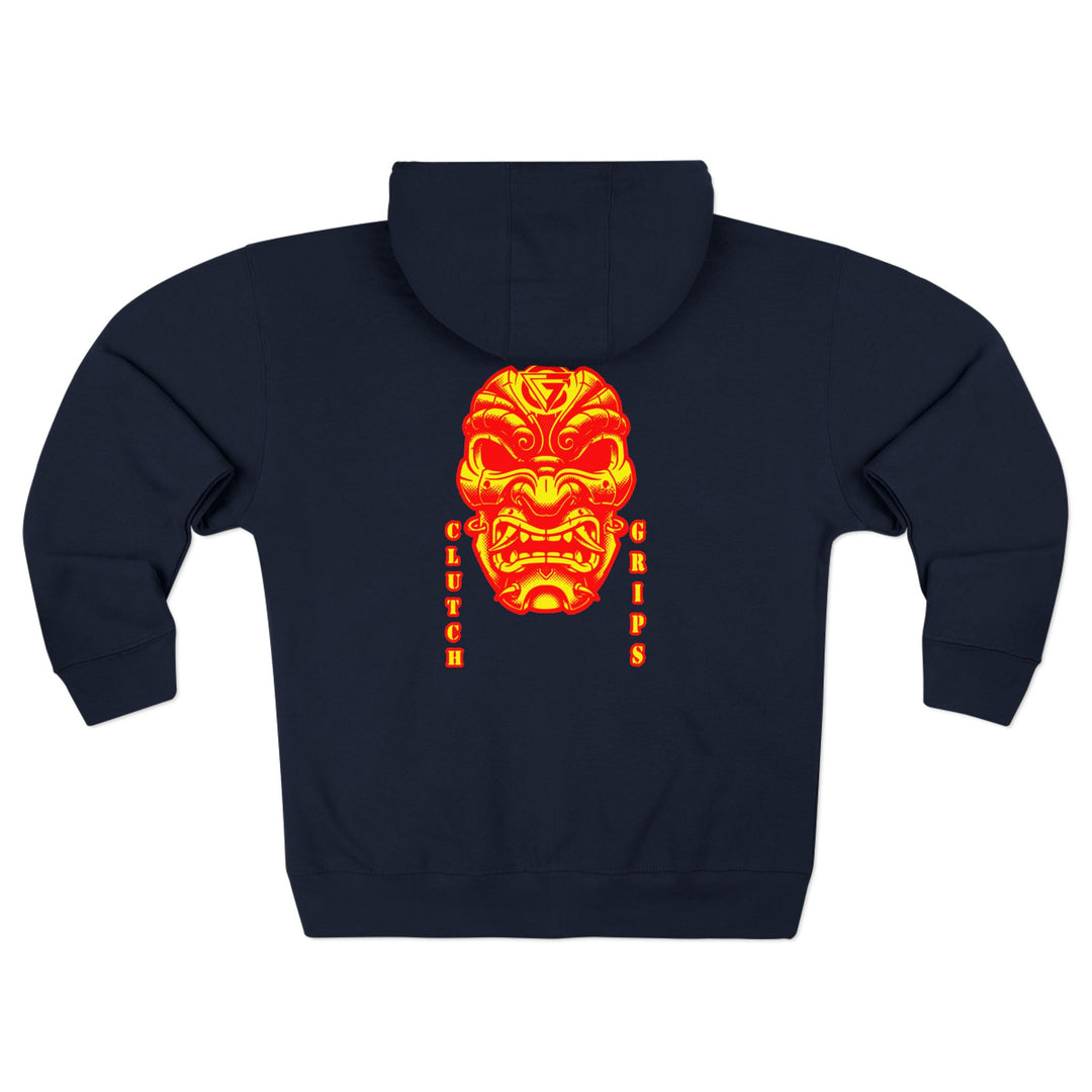 CG SAMURAI MASK ORANGE GOLD /CLUTCHGRIPS ZIP UP