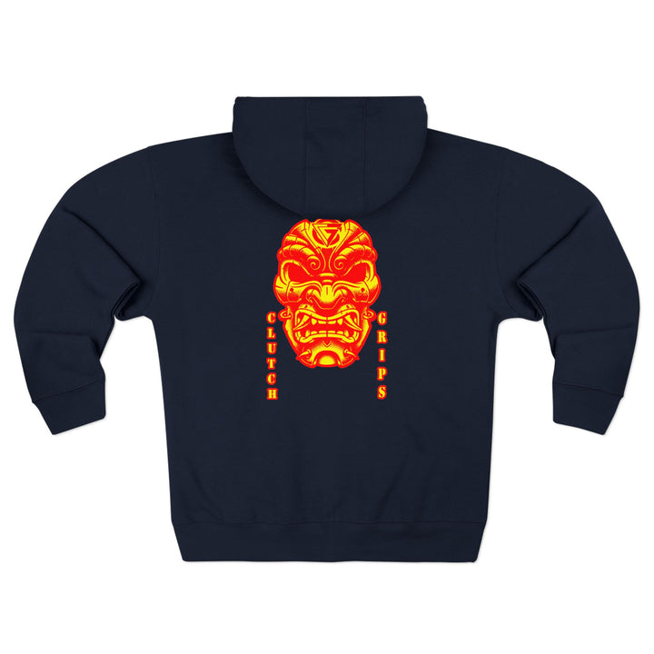 CG SAMURAI MASK ORANGE GOLD /CLUTCHGRIPS ZIP UP