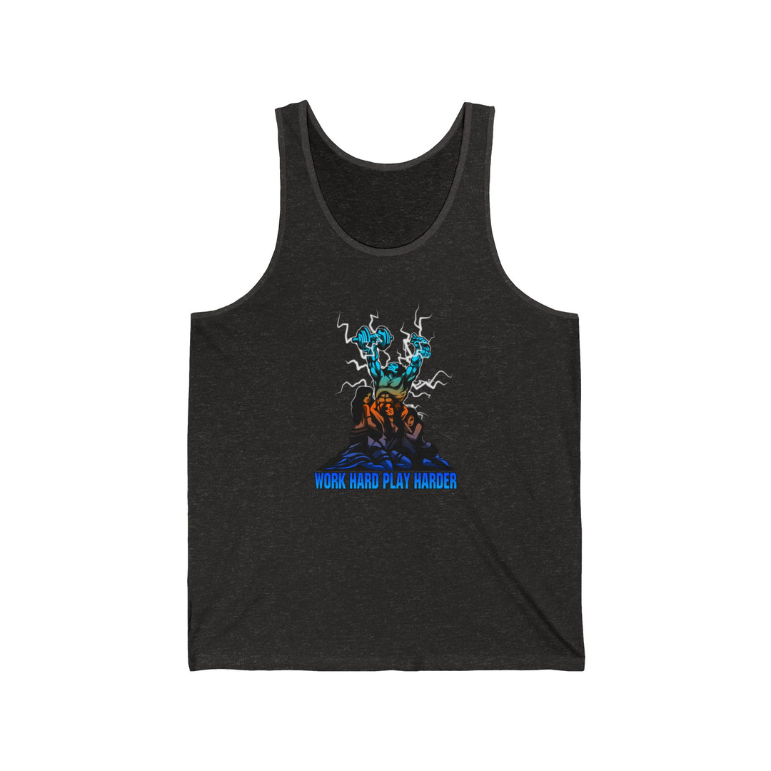 CG CONFIDENCE MAN   BLUE ORANGE AQUA FADE /WORK HARD PLAY HARDER