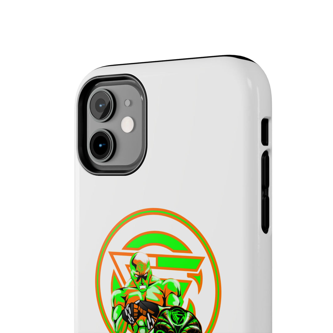 ANGRY DOG ORANGE GREEN PHONE CASE /LIFT OR DIE