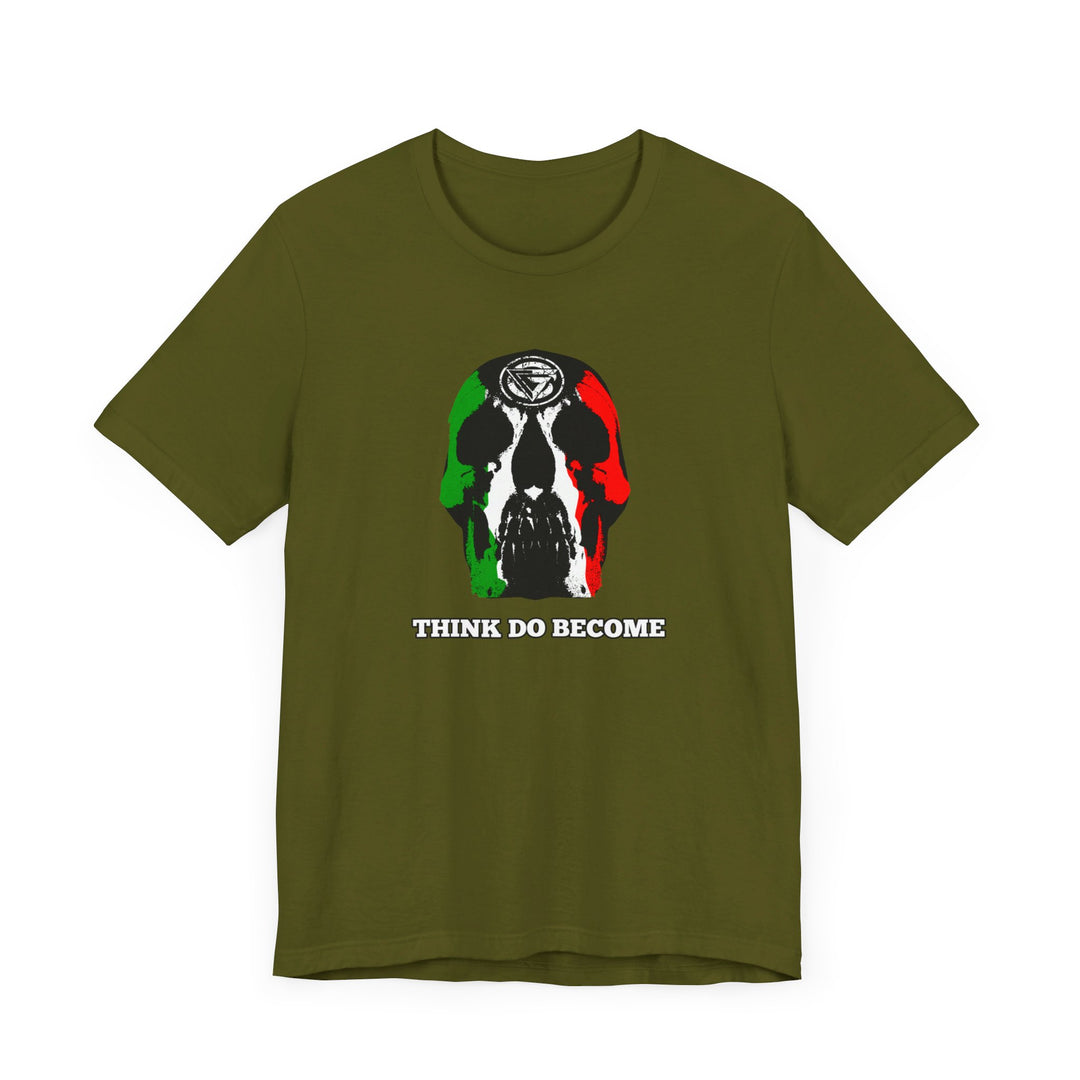 SKULLATOR RED WHITE GREEN  /THINK DO BECOME