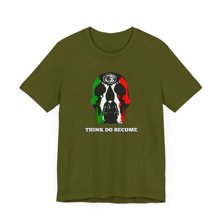 SKULLATOR RED WHITE GREEN  /THINK DO BECOME