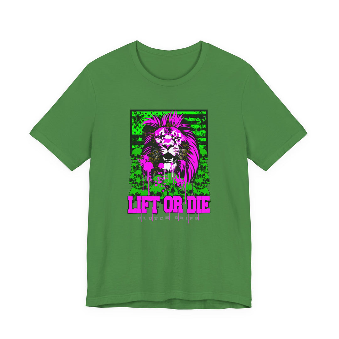 LION HEART PURPLEGREEN/LIFT OR DIE