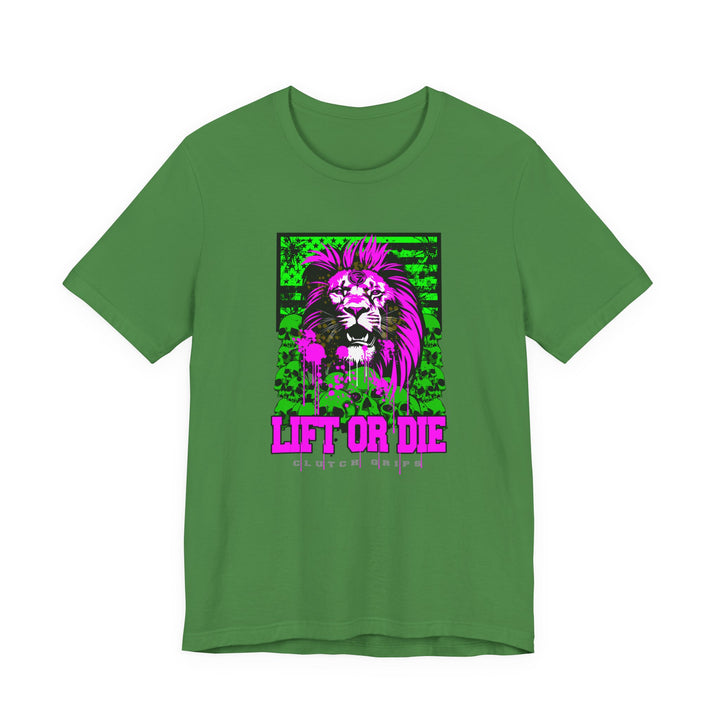 LION HEART PURPLEGREEN/LIFT OR DIE