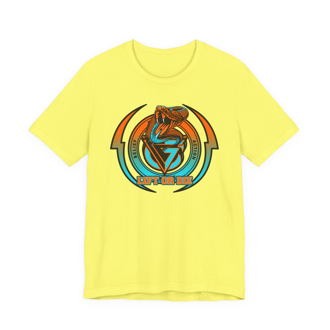 CG VIPER LOGO WITH LIGHTNING MIAMI COLORS /LIFT OR DIE