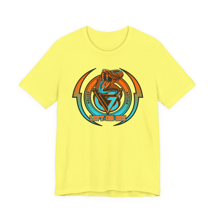 CG VIPER LOGO WITH LIGHTNING MIAMI COLORS /LIFT OR DIE