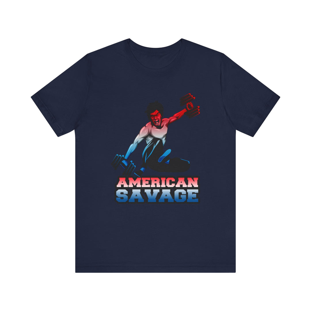 CG ANGRY LIFT KICK RED WHITE BLUE FADE /AMERICAN SAVAGE