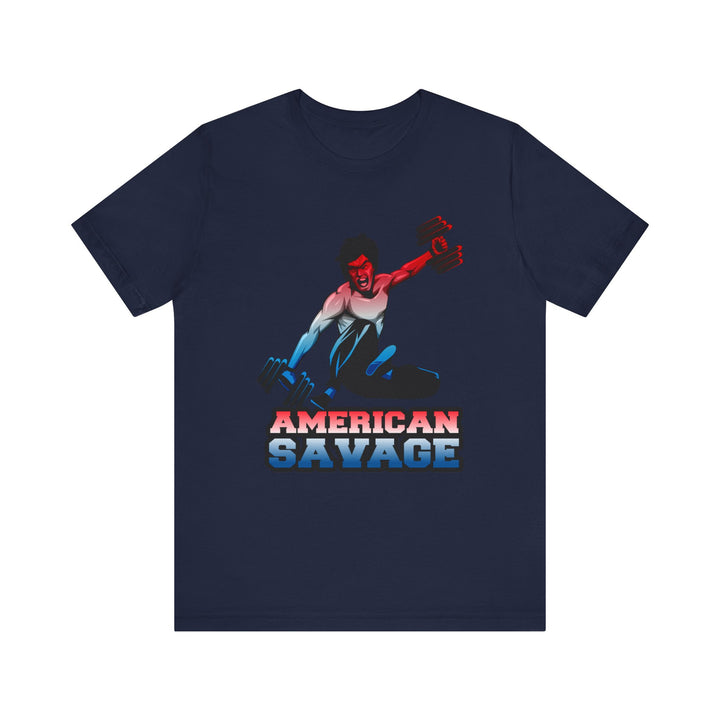 CG ANGRY LIFT KICK RED WHITE BLUE FADE /AMERICAN SAVAGE