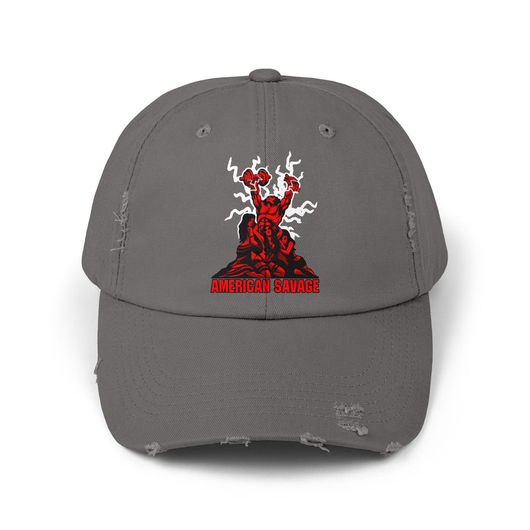 CG CONFIDENCE MAN RED/AMERICAN SAVAGE CAP