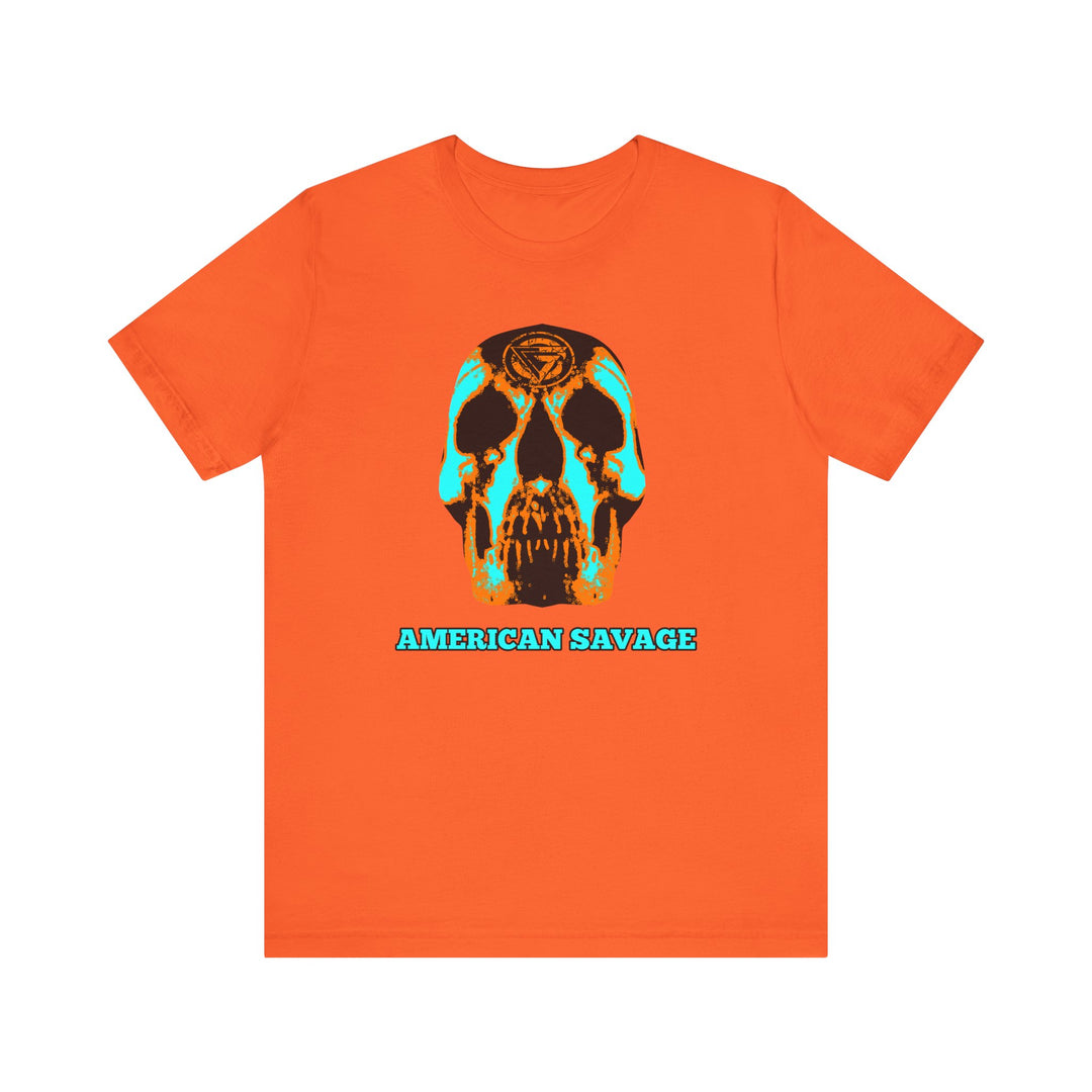 SKULLATOR MIAMI AQUA ORANGE /AMERICAN SAVAGE
