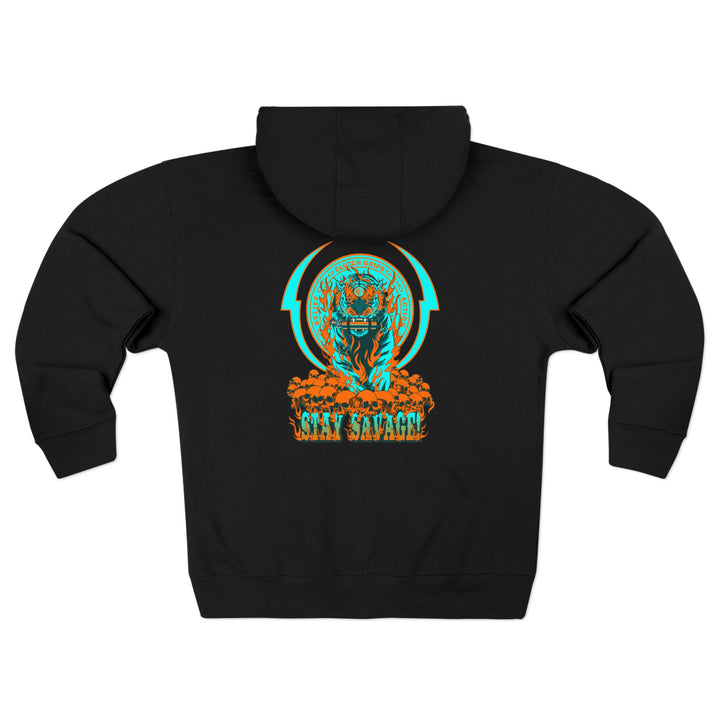 CG DYNAMITE TIGER MIAMI COLORS ZIP UP