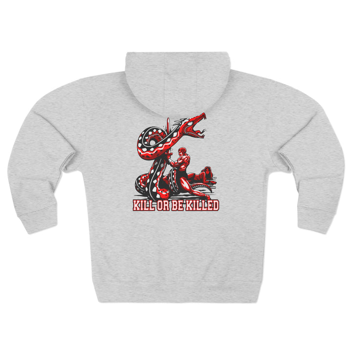 CG SERPENT SLAYER RED BLACK /KIL OR BE KILLED ZIP UP