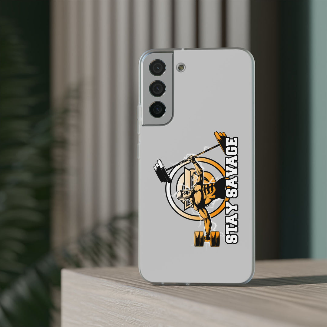 SPARTAN LIFT ORANGE WHITE PHONE CASE/STAY SAVAGE