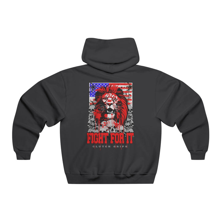 LION HEART RED WHITE BLUE /FIGHT FOR IT