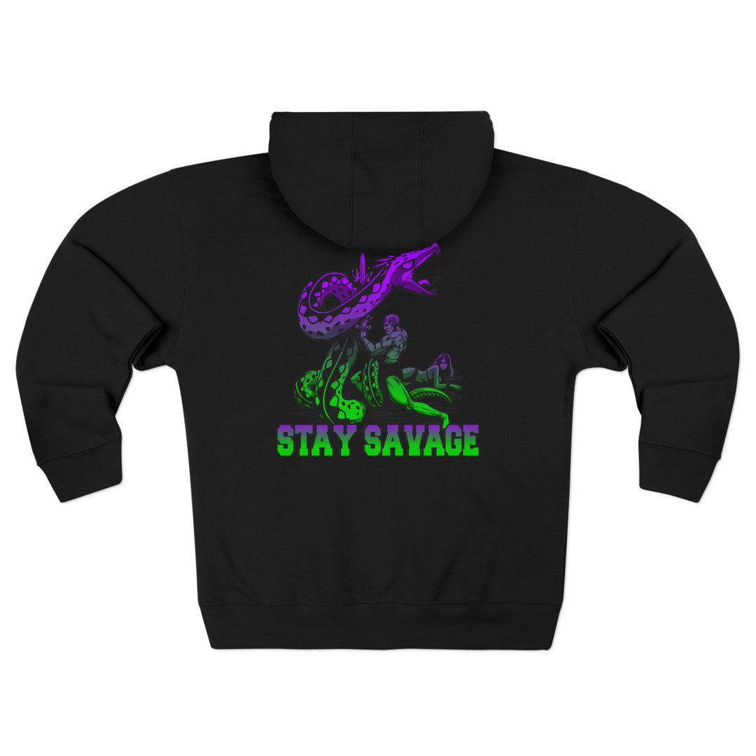 CG SERPENT SLAYER PURPLE GREEN /STAY SAVAGE ZIP UP