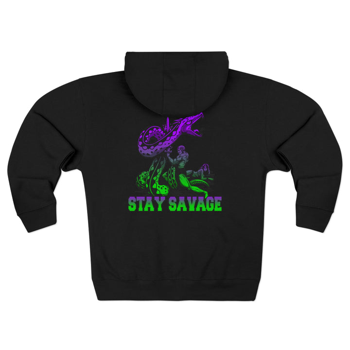 CG SERPENT SLAYER PURPLE GREEN /STAY SAVAGE ZIP UP