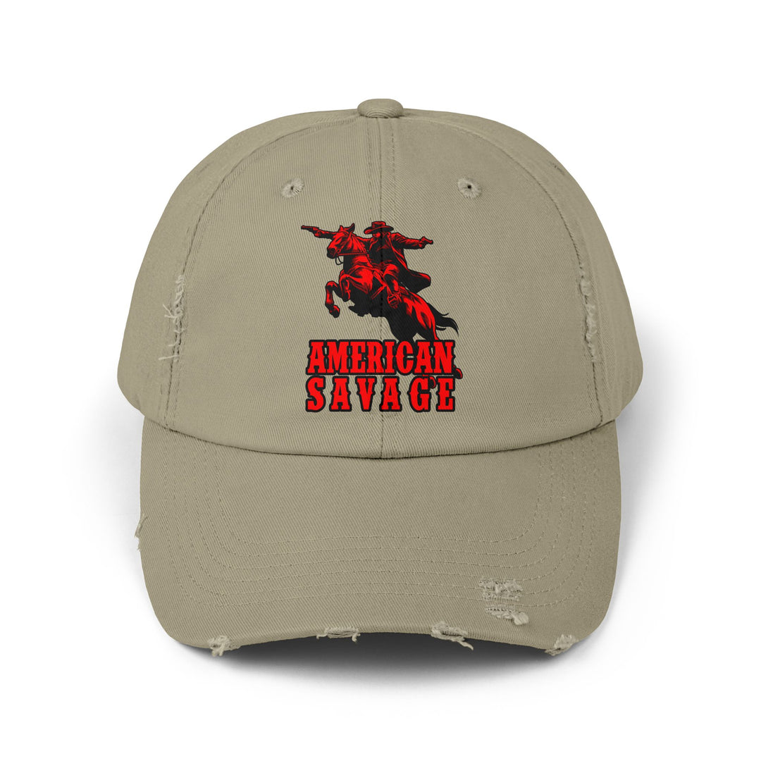 CG OUTLAW RED/AMERICAN SAVAGE CAP