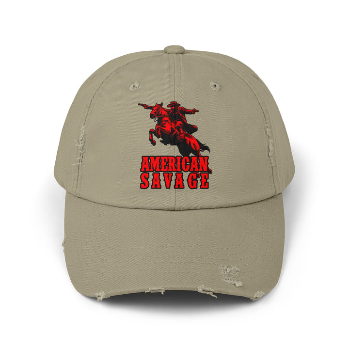 CG OUTLAW RED/AMERICAN SAVAGE CAP