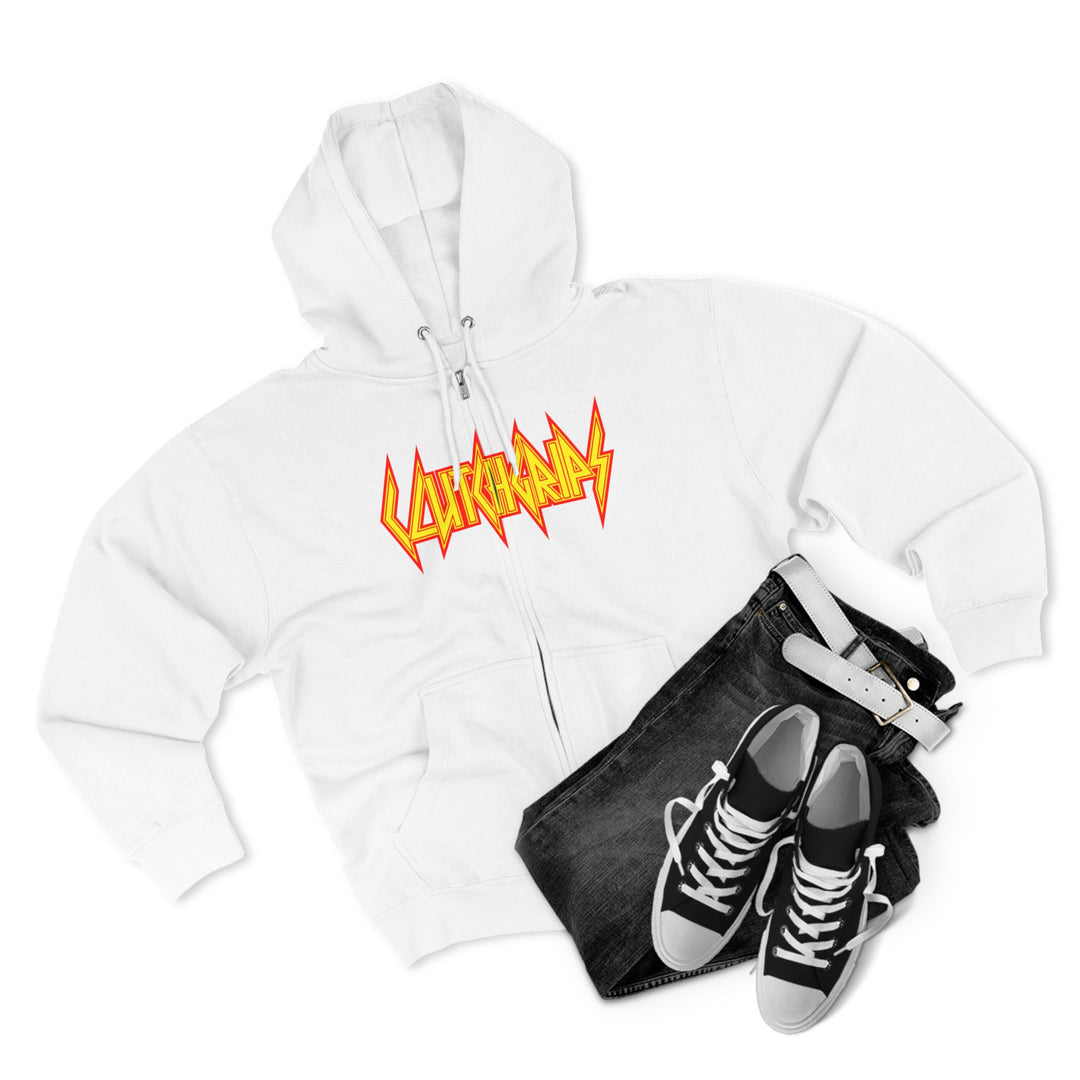 CG DBL SKULL BELL RED GOLD/STAY SAVAGE  ZIP UP