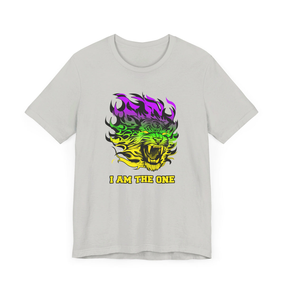 TIGER FLAME YELLOW GREEN PURPLE FADE/I AM THE ONE
