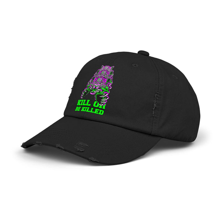 CG LEAPOARD PURPLE GREEN /KILL OR BE KILLED CAP