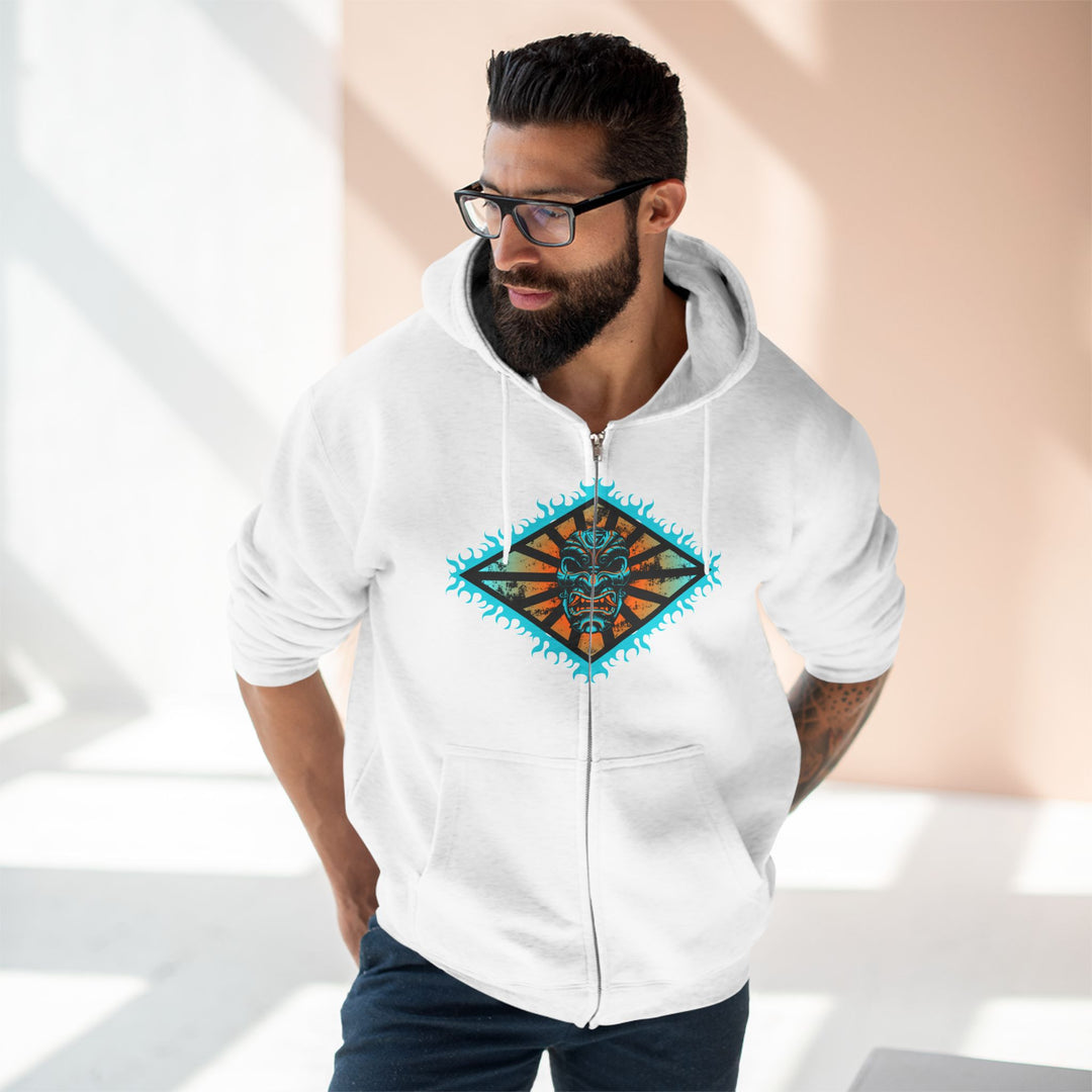 MAC VS SNAKE AQUA MIAMI DIAMOND FRONT /STAY SAVAGE ZIP UP