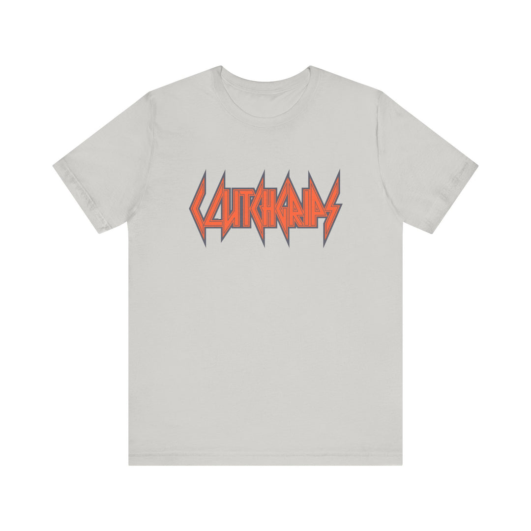 CLUTCHGRIPS GREY ORANGE TEE