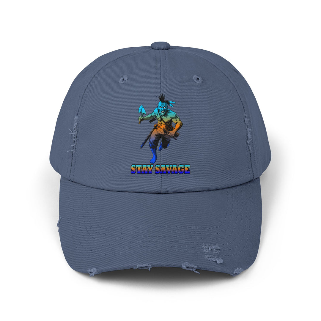 MAC BRAVE BLUE ORANGE AQUA /STAY SAVAGE CAP