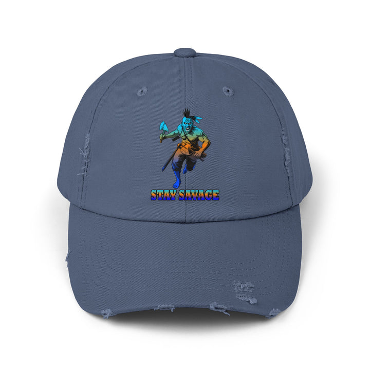 MAC BRAVE BLUE ORANGE AQUA /STAY SAVAGE CAP