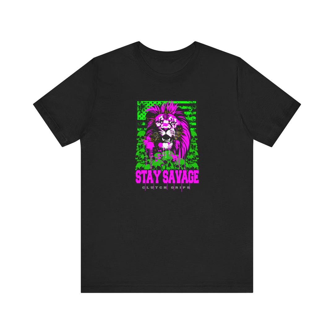 LION HEART FREEDOM TEE PURPLE GREEN/STAY SAVAGE
