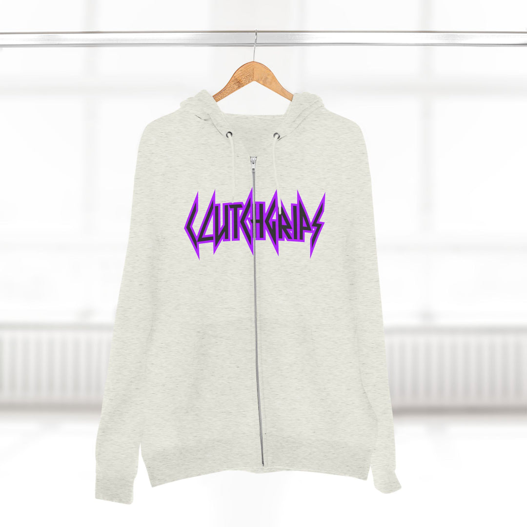 CG SKULL PURPLE NURPLE /LIFT OR DIE ZIP UP