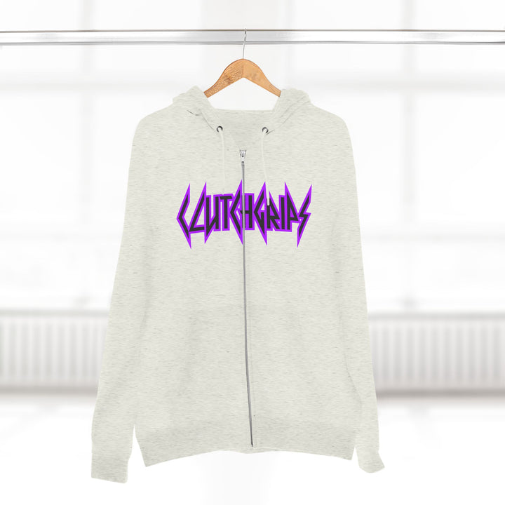 CG SKULL PURPLE NURPLE /LIFT OR DIE ZIP UP