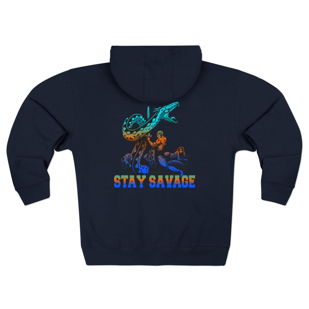 CG SERPENT SLAYER BLUE ORANGE AQUA /STAY SAVAGE ZIP UP