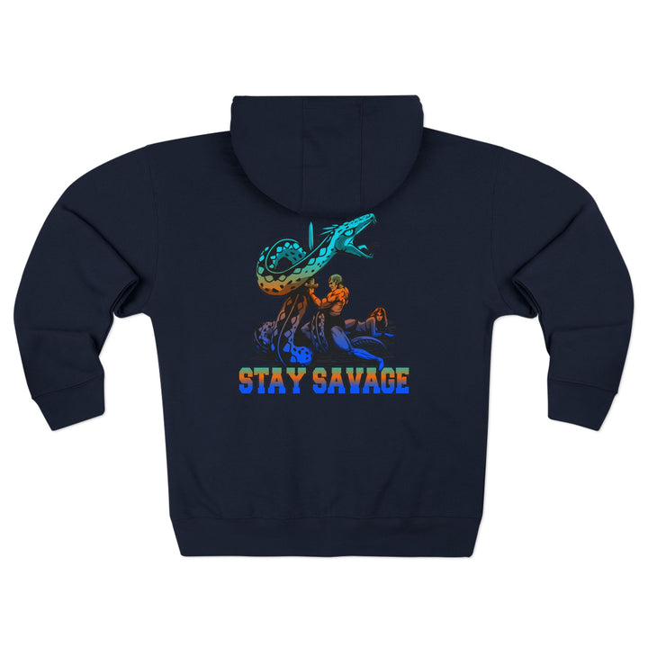 CG SERPENT SLAYER BLUE ORANGE AQUA /STAY SAVAGE ZIP UP