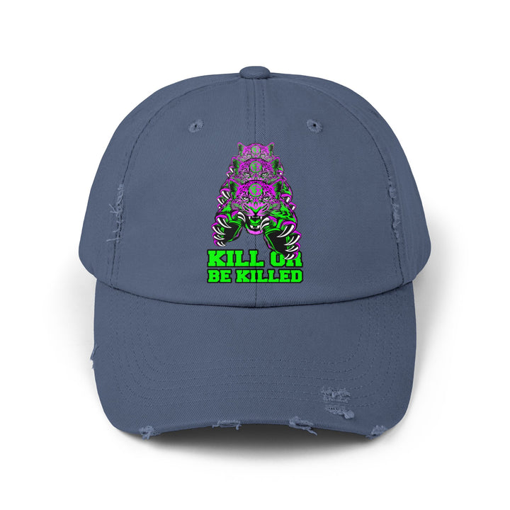 CG LEAPOARD PURPLE GREEN /KILL OR BE KILLED CAP