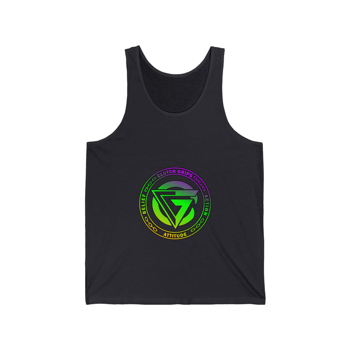 CG LOGO FADE/YELLOW GREEN PURPLE