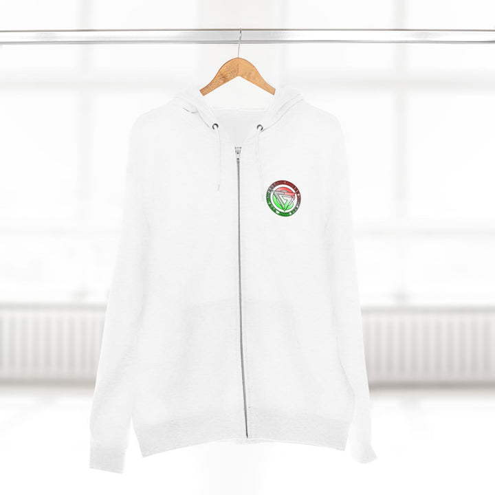 SKULLATOR SGL BELL DRAGON TIGER RED WHITE GREEN FADE/READY FOR WAR ZIP UP
