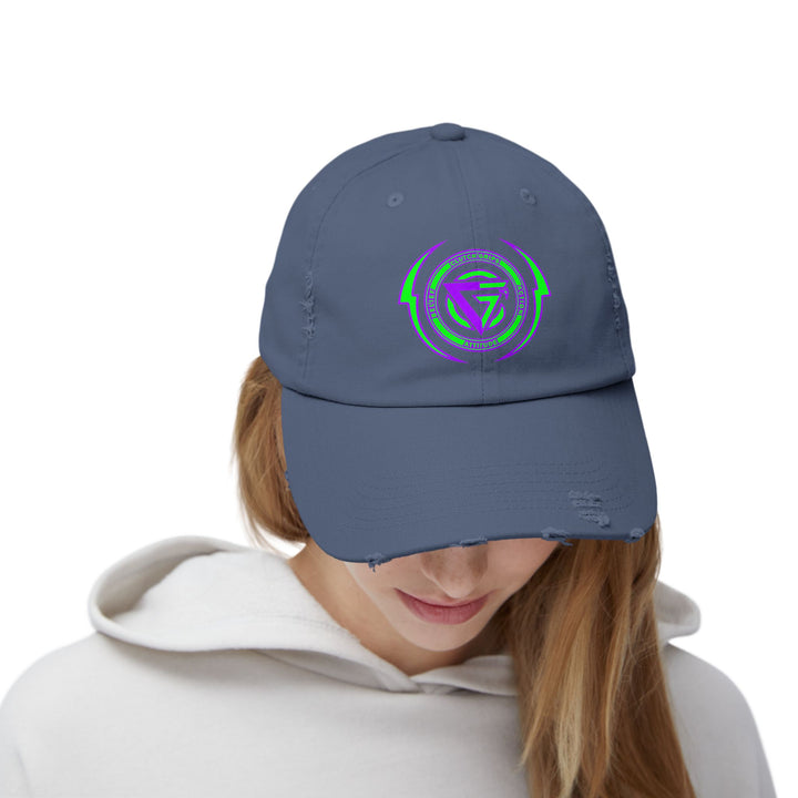 CG LOGO LIGHTNING ARCHES GREEN PURPLE/BELIEF ATTITUDE ACTION CAP
