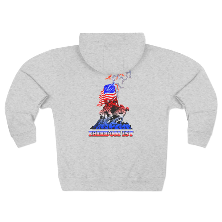 CG A AMERICAN WARRIORS ORANGE WHITE FADE /FREEDOM 1ST ZIP UP