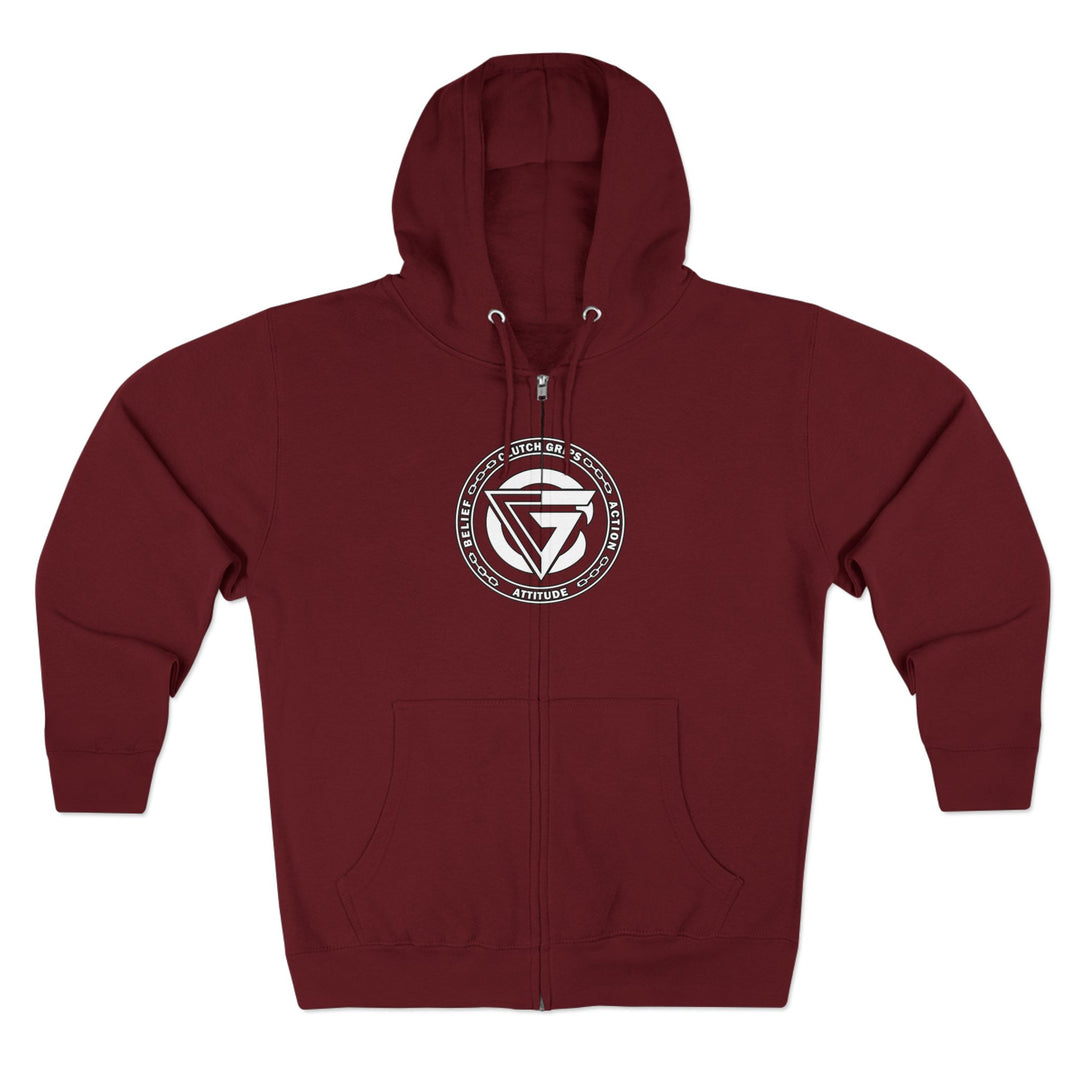 DYNAMITE TIGER WHITE BLACK /STAY SAVAGE ZIP UP