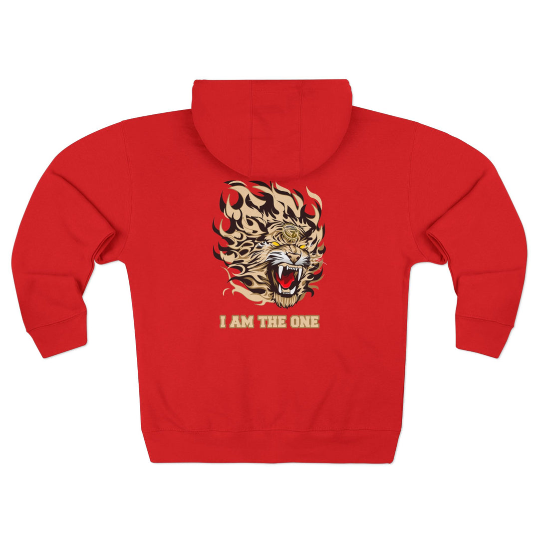 CG  TIGER FLAME DESERT SAND/I AM THE ONE ZIP UP