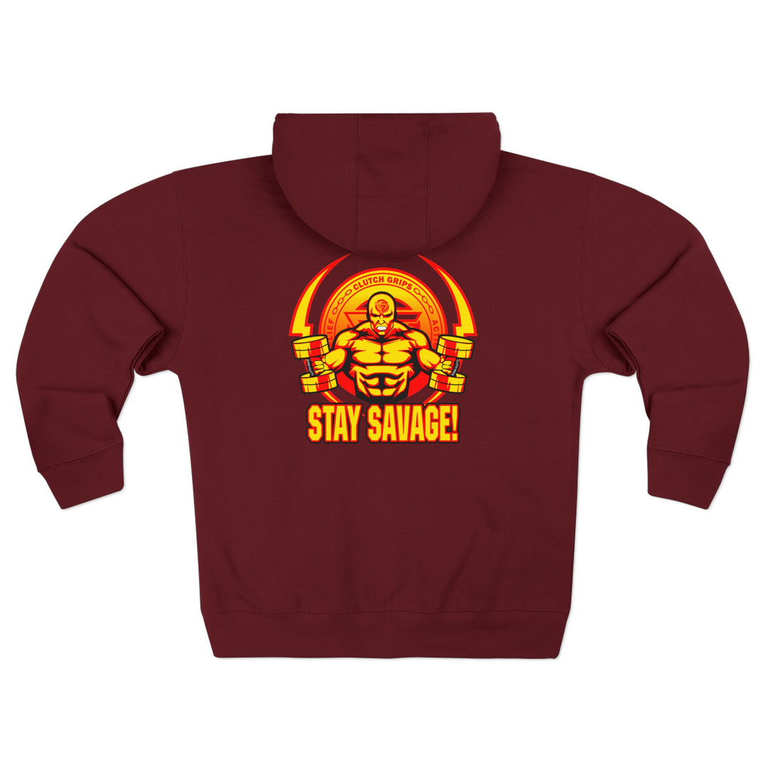 CG BIG MAC RED ORANGE GOLD/STAY SAVAGE ZIP UP