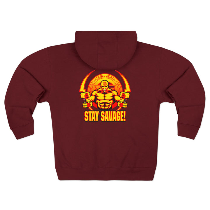 CG BIG MAC RED ORANGE GOLD/STAY SAVAGE ZIP UP