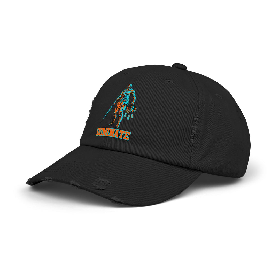 CG MAN ON A MISSION ORANGE AQUA/DOMINATE CAP