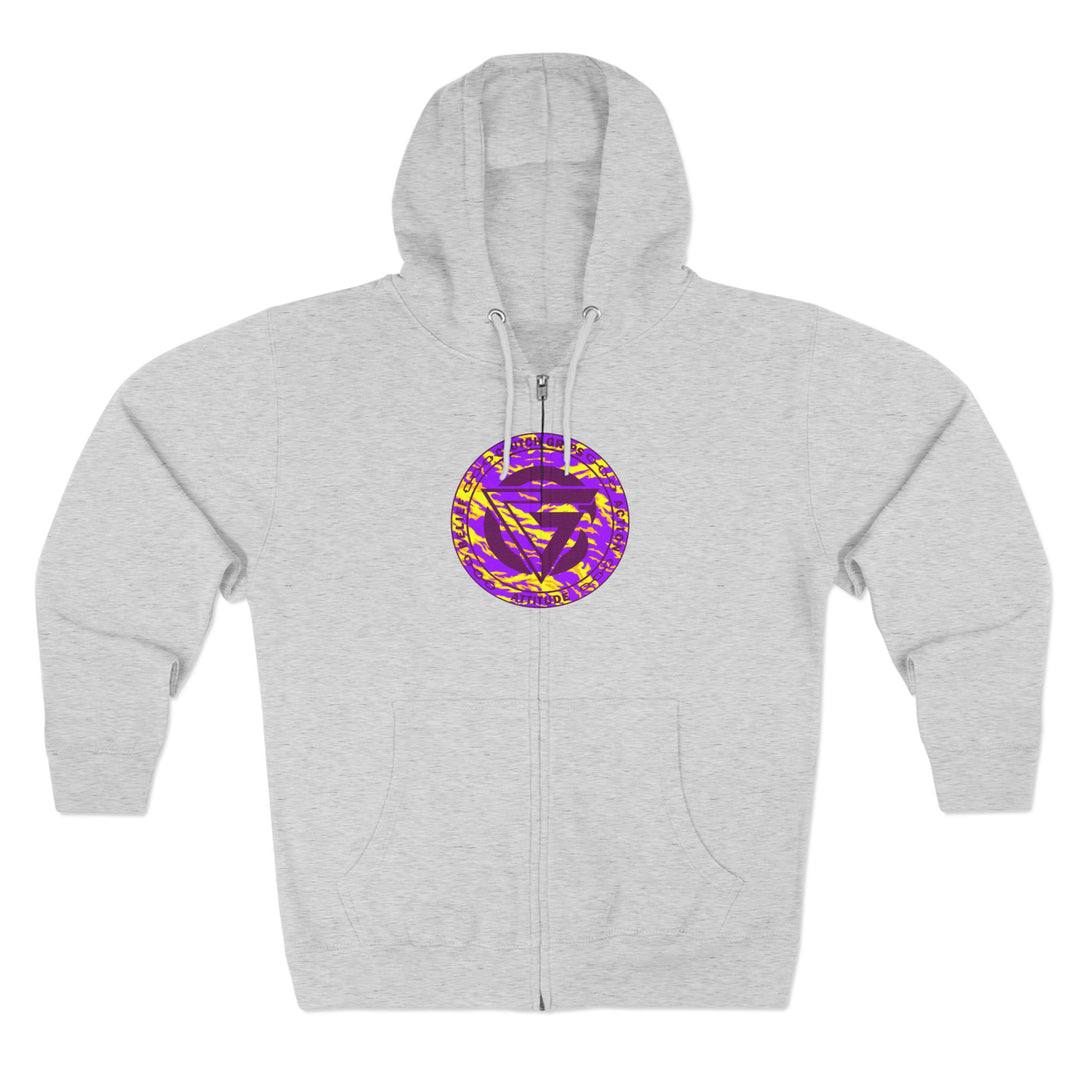 CG MAC JUMP PURPLE GOLD /STAY SAVAGE ZIP UP